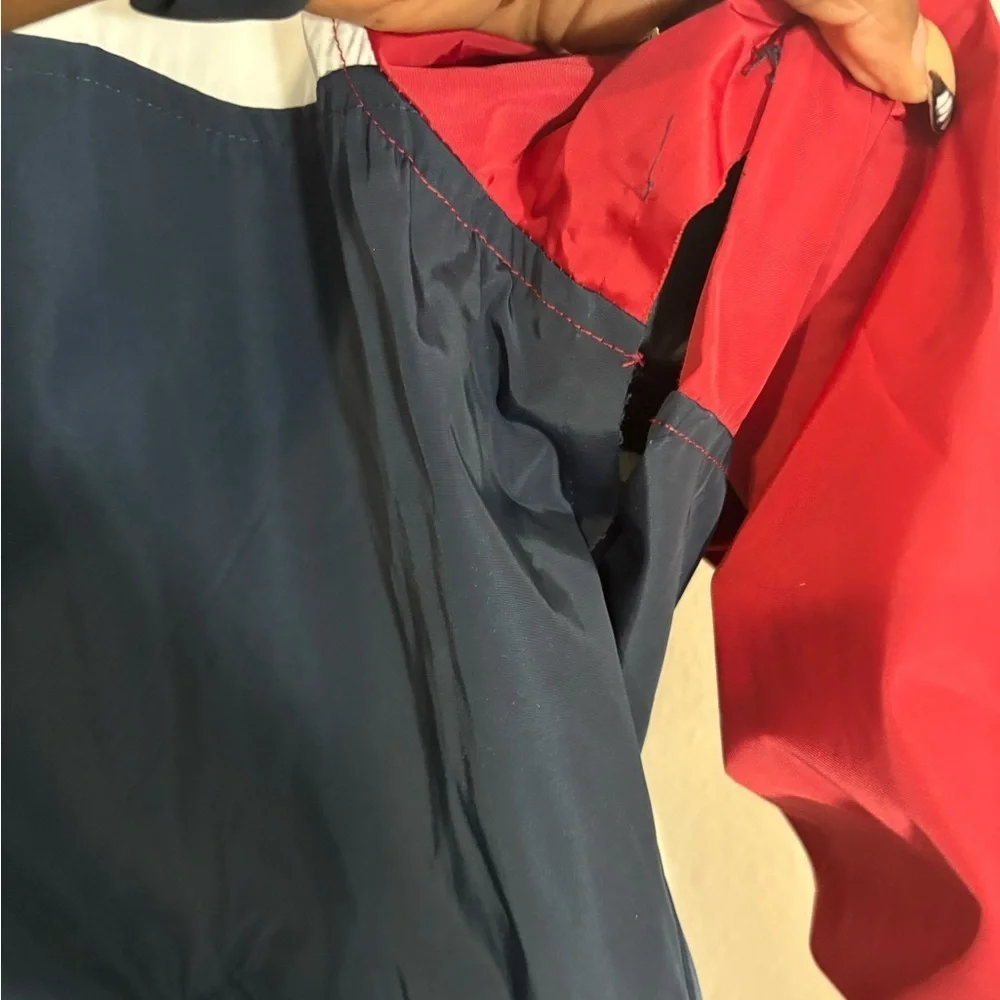 Tommy Hilfiger Sport Men’s Windbreaker Jacket Size Large Red/Navy/White - Picture 4 of 6